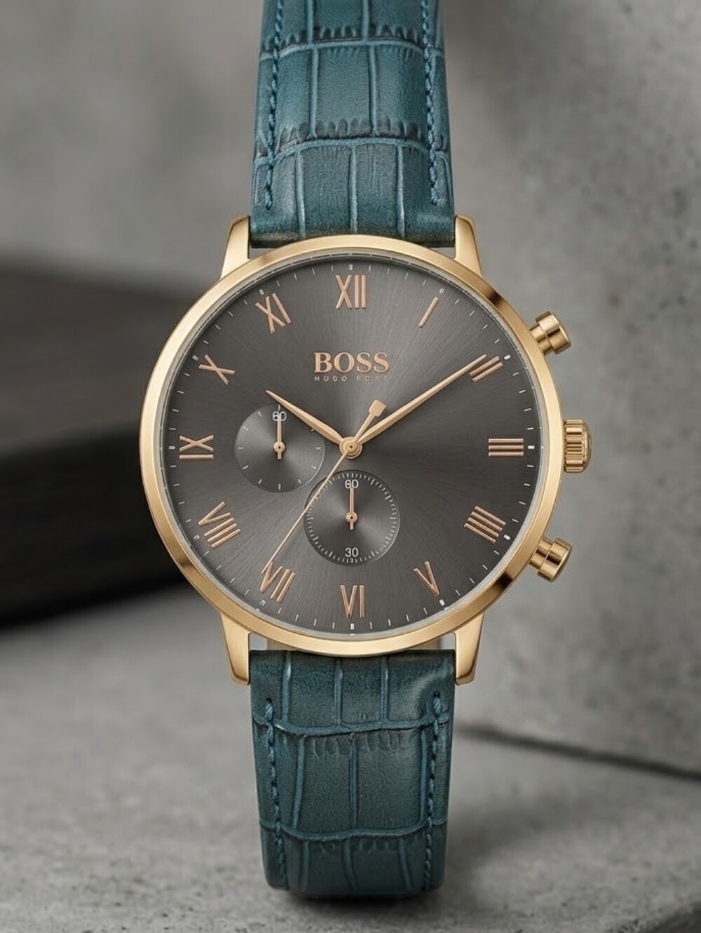 BOSS Leather Watch Like New